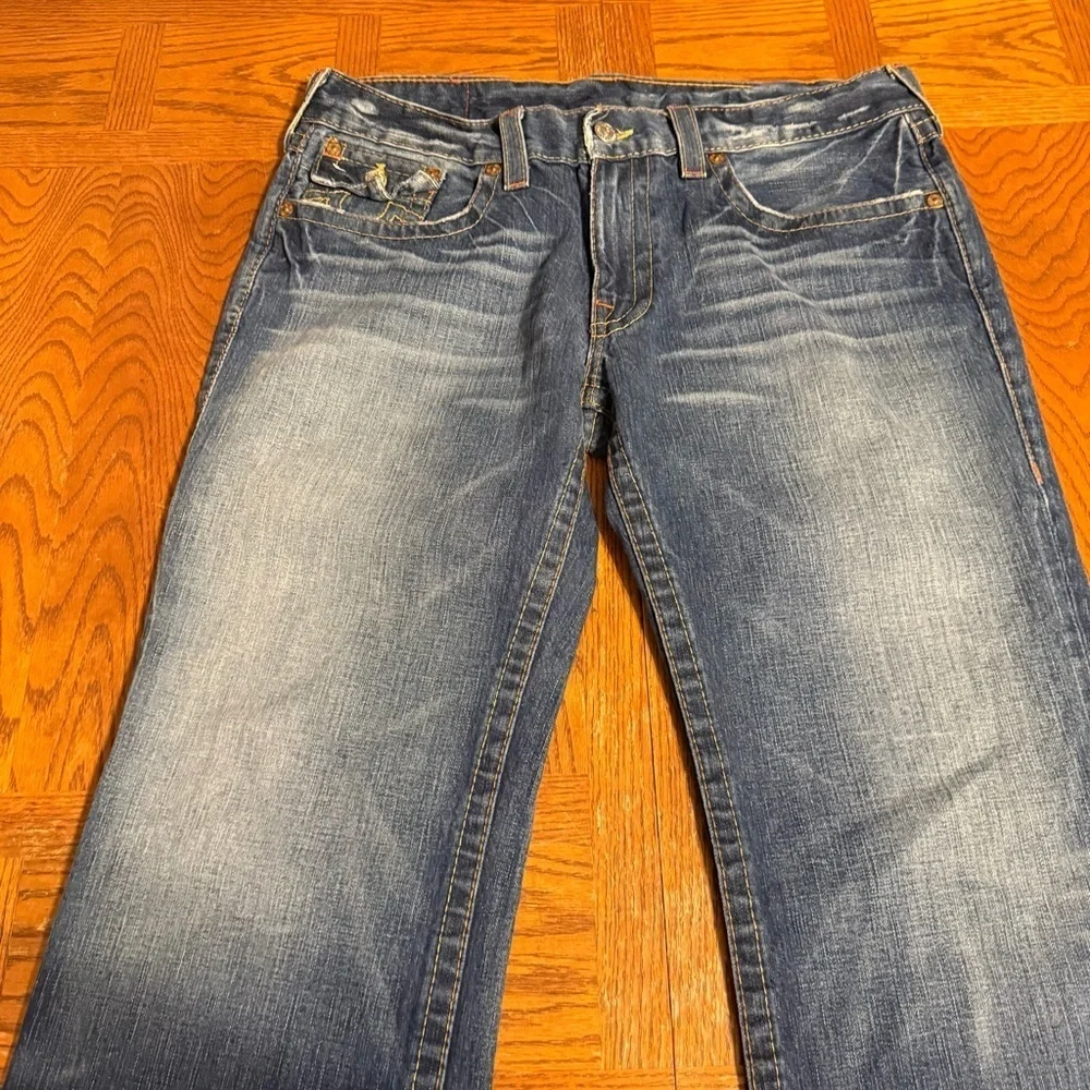 True Religion Men's Vintage Billy Bootcut Jeans Size 36x33 Relaxed Made In USA